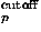 <sub><i>p</i></sub><sup>cutoff</sup>